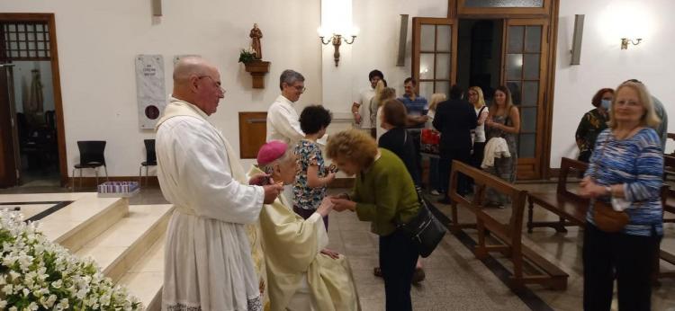 Mons. Aguer celebró medio siglo de vida sacerdotal Mons. Aguer celebró medio siglo de vida sacerdotal