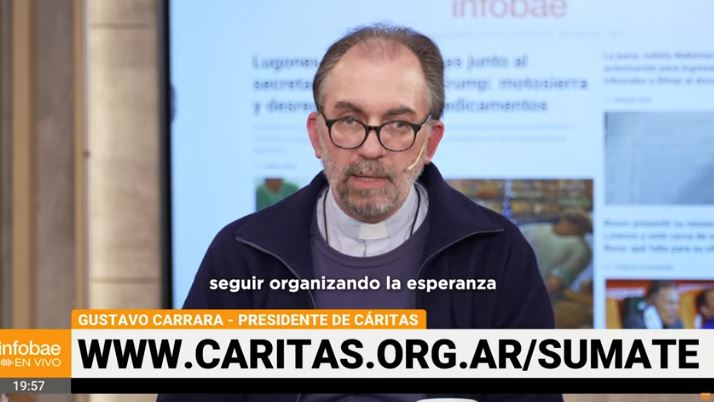 Mons. Carrara: 'No se trata sólo de dinero, sino de organizar la esperanza' Mons. Carrara: 'No se trata sólo de dinero, sino de organizar la esperanza'
