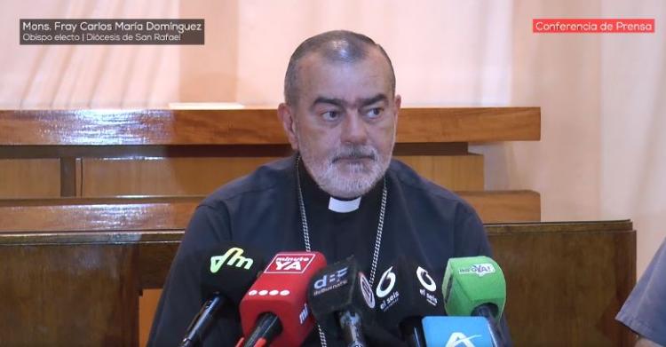 Mons. Domínguez dio detalles de su próxima toma de posesión en San Rafael Mons. Domínguez dio detalles de su próxima toma de posesión en San Rafael
