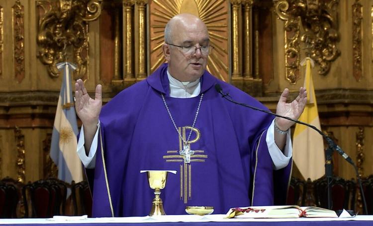 Mons. Ernesto Giobando, administrador apostólico de Mar del Plata