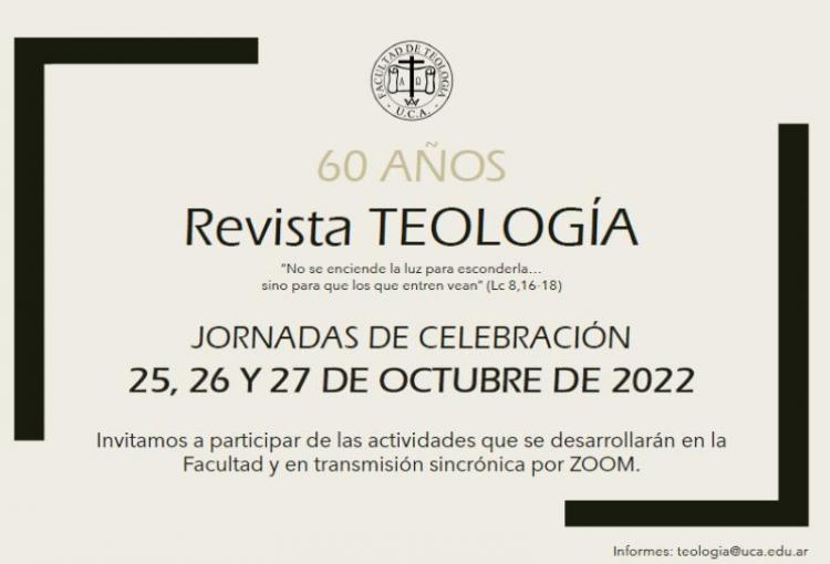 Mons. Galli invita a las jornadas por los 60 años de la revista Teología Mons. Galli invita a las jornadas por los 60 años de la revista Teología