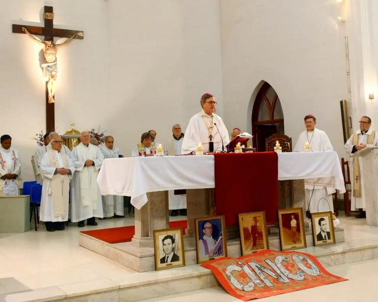 Mons. García Cuerva destacó la fe 'audaz' de los mártires palotinos Mons. García Cuerva destacó la fe 'audaz' de los mártires palotinos