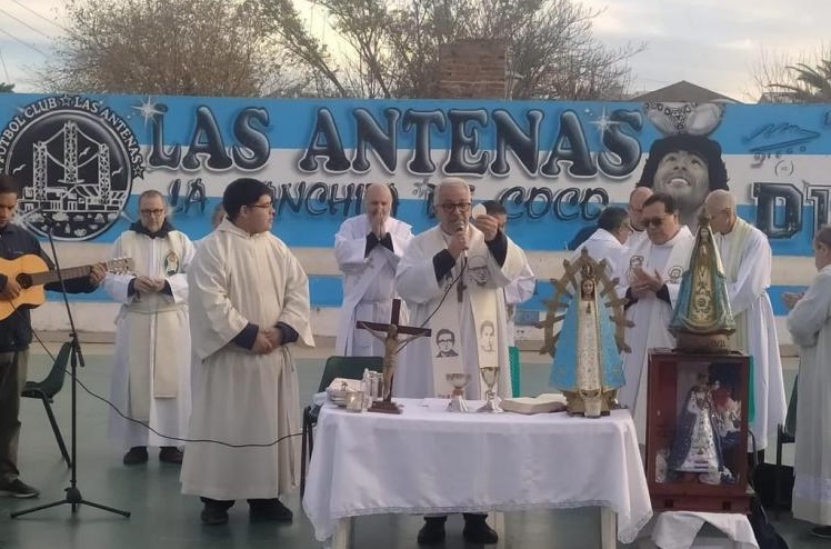 Mons. García: 'La visita de la Virgen de Luján es una caricia de bendición'