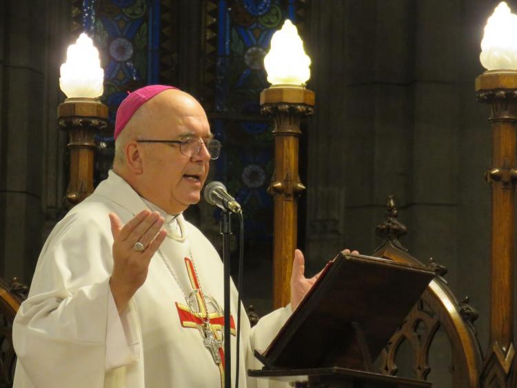 Mons. Giobando presidió la misa por los 150 años de Mar del Plata