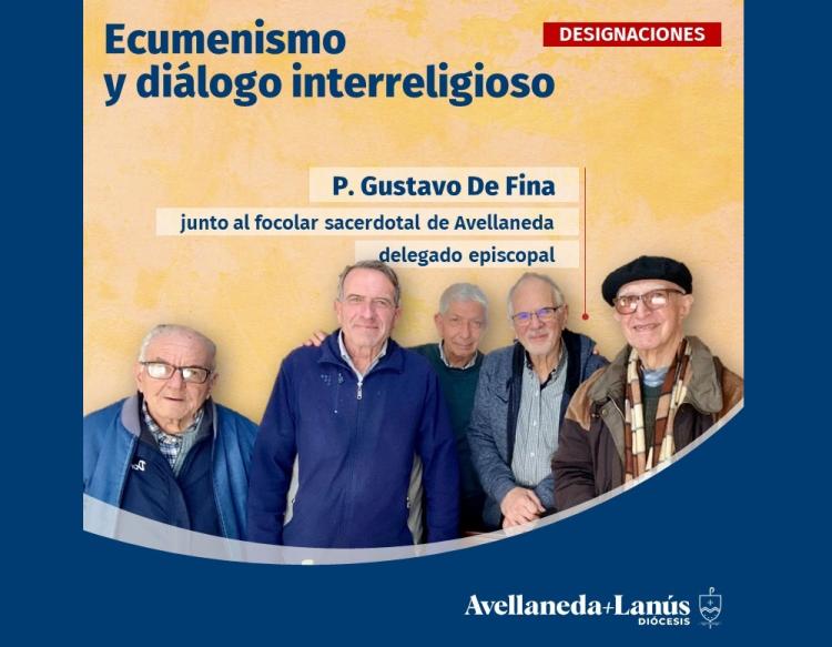 Nuevo delegado de Ecumenismo y Diálogo Interreligioso en Avellaneda-Lanús Nuevo delegado de Ecumenismo y Diálogo Interreligioso en Avellaneda-Lanús