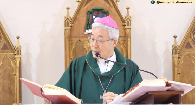 Mons. Moon: "Tanto el sufrimiento como la felicidad de este mundo duran muy poco" Mons. Moon: "Tanto el sufrimiento como la felicidad de este mundo duran muy poco"