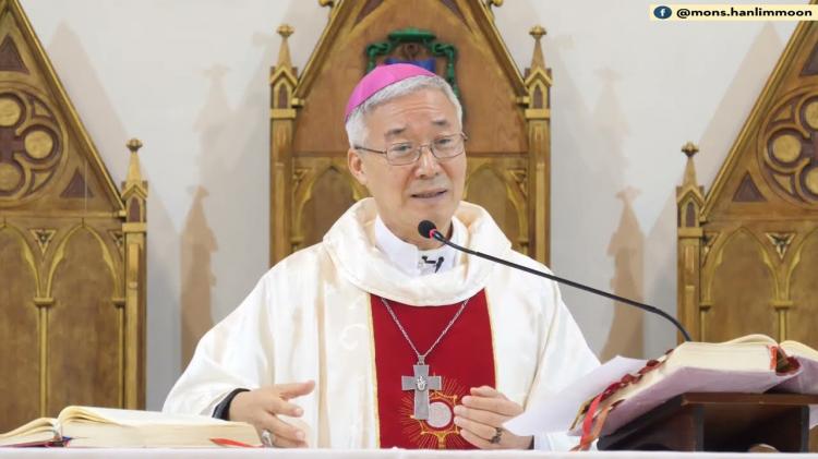 Mons. Moon: 'Todos los domingos celebramos la alegría de encontrar a Cristo resucitado'