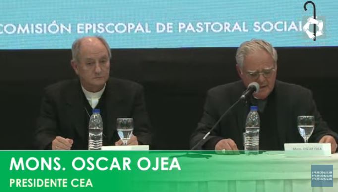 Mons. Ojea alertó sobre no caer en la tentación de la violencia y abogó por un diálogo sincero Mons. Ojea alertó sobre no caer en la tentación de la violencia y abogó por un diálogo sincero