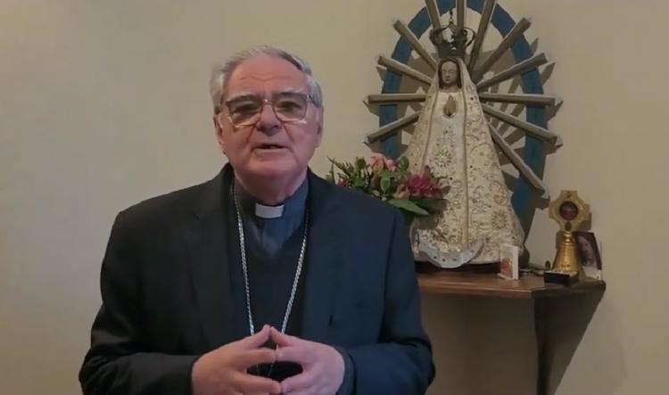 Mons. Ojea: 'El Señor es la paz' Mons. Ojea: 'El Señor es la paz'