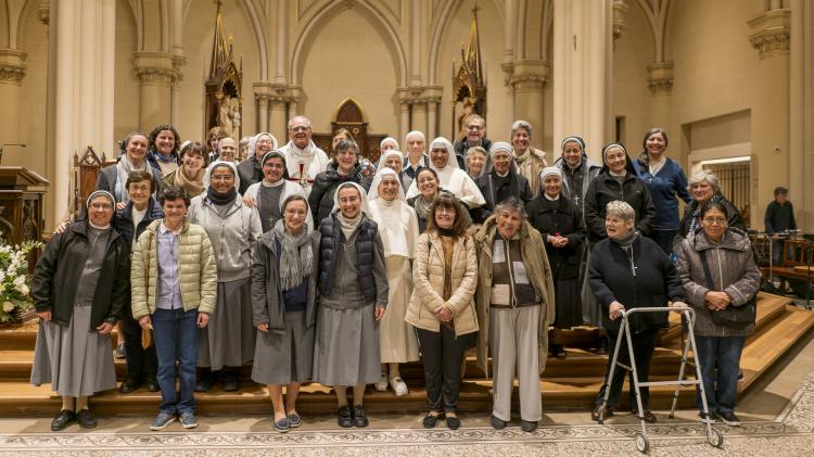 Celebración por el día de la vida consagrada en San Isidro