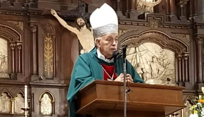 Mons. Puiggari celebró sus 25 años como obispo en la catedral de Mar del Plata