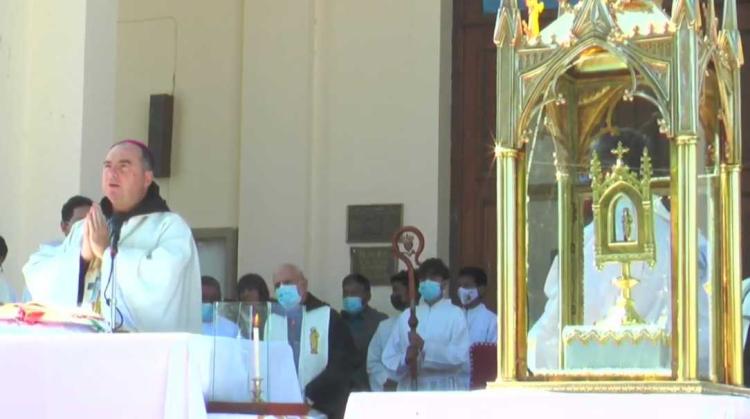 Mons. Quintana invitó a pedirle a San Roque poder tener un corazón solidario Mons. Quintana invitó a pedirle a San Roque poder tener un corazón solidario
