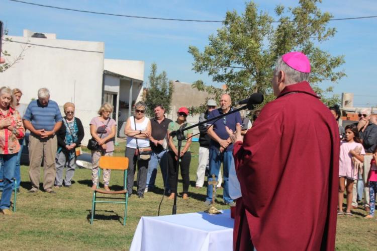 Mons. Torrado Mosconi presidió una misa con los damnificados por el temporal