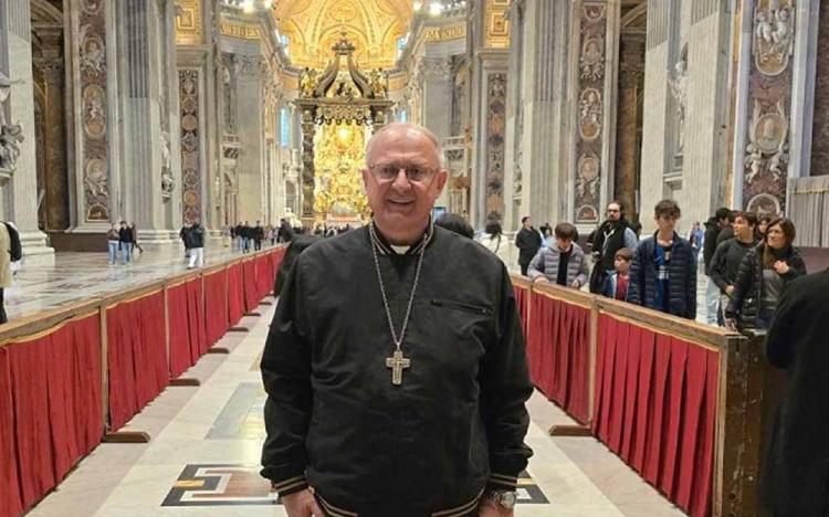 Mons. Urbanc saludó a León XIV al término de la Audiencia General