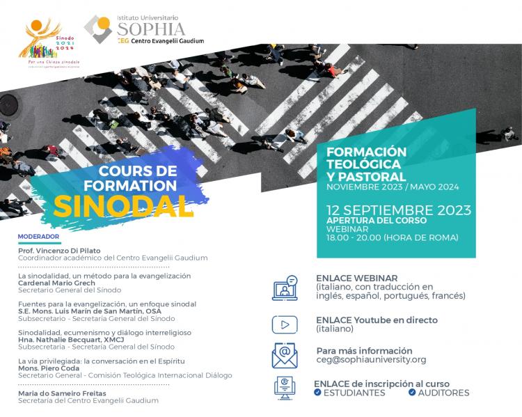 Ofrecen un curso virtual de formación sobre sinodalidad Ofrecen un curso virtual de formación sobre sinodalidad