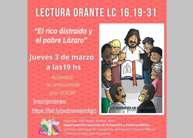 Ofrecerán un Ciclo de lecturas orantes en Cuaresma Ofrecerán un Ciclo de lecturas orantes en Cuaresma