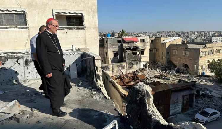 Patriarca de Jerusalén: 'Solo nos queda rezar' Patriarca de Jerusalén: 'Solo nos queda rezar'