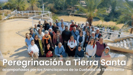Promocionan peregrinación a Tierra Santa acompañada por los frailes franciscanos Promocionan peregrinación a Tierra Santa acompañada por los frailes franciscanos