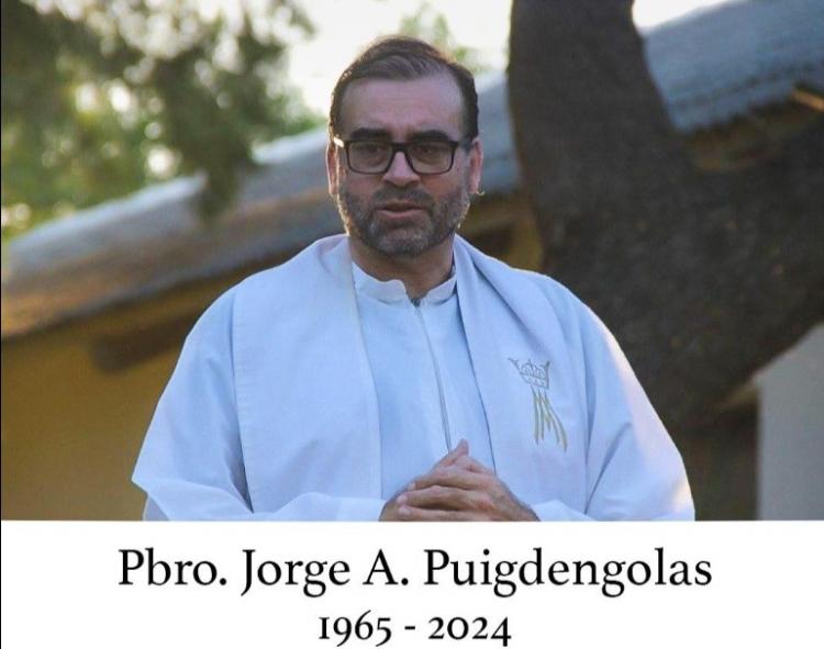 Pesar en la Fraternidad Sacerdotal de Fasta por la muerte del padre Jorge Puigdengolas Pesar en la Fraternidad Sacerdotal de Fasta por la muerte del padre Jorge Puigdengolas