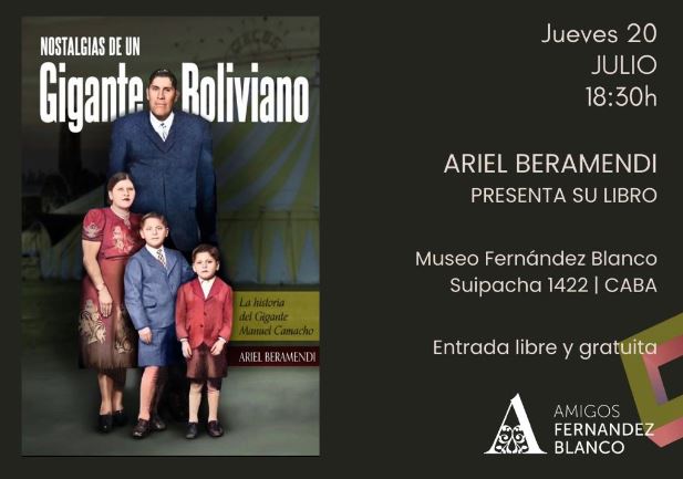 Presentan en Buenos Aires la novela 'Nostalgias de un gigante boliviano' Presentan en Buenos Aires la novela 'Nostalgias de un gigante boliviano'