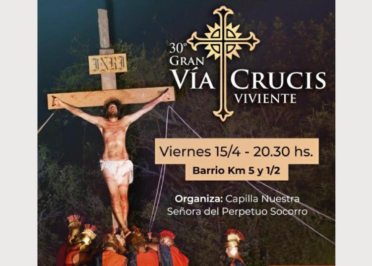 Presentan en Paraná la 30° edición del Gran Viacrucis Viviente Presentan en Paraná la 30° edición del Gran Viacrucis Viviente