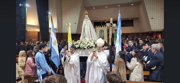 Mar del Plata: procesión y misa en honor de la Virgen de Fátima Mar del Plata: procesión y misa en honor de la Virgen de Fátima