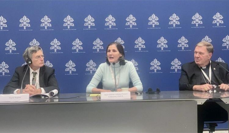 Religiosa colombiana destacó el espíritu que se vive en el aula sinodal Religiosa colombiana destacó el espíritu que se vive en el aula sinodal