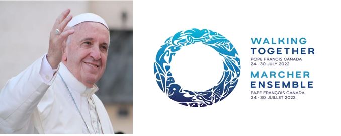 Revelan el logo y lema de la visita del Papa al Canadá Revelan el logo y lema de la visita del Papa al Canadá