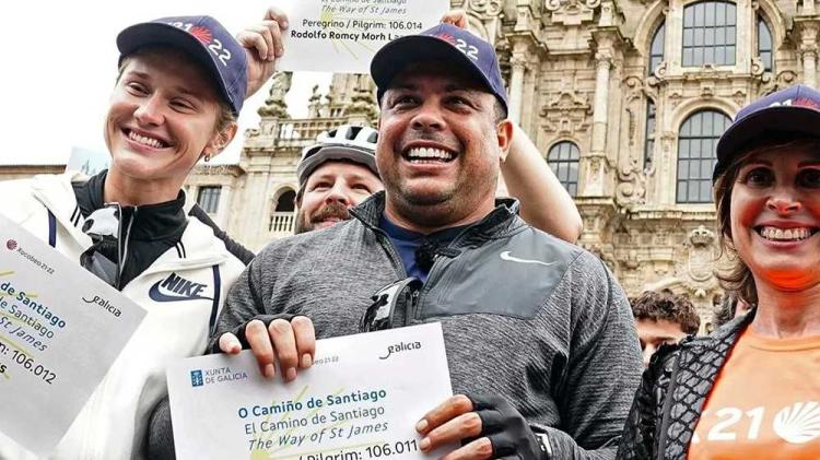 Ronaldo completó el Camino de Santiago en cumplimiento de una promesa Ronaldo completó el Camino de Santiago en cumplimiento de una promesa