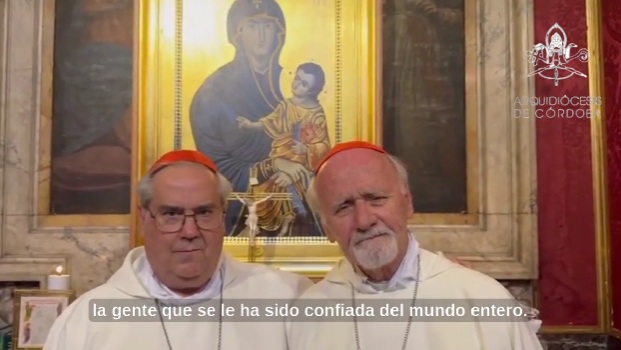 Rossi y Bokalic celebran misa en la basílica donde está la tumba de Francisco Rossi y Bokalic celebran misa en la basílica donde está la tumba de Francisco