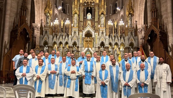 San Justo: retiro anual del clero diocesano en Luján San Justo: retiro anual del clero diocesano en Luján