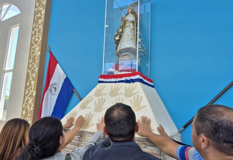 San Justo: el templo diocesano de la Virgen de Caacupé se convirtió en santuario San Justo: el templo diocesano de la Virgen de Caacupé se convirtió en santuario