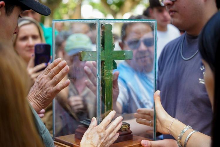 San Luis: la imagen del Cristo de la Quebrada visitó Villa Mercedes