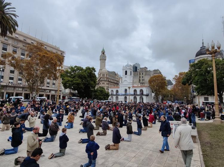 Tercera edición del Rosario de Hombres en la Argentina Tercera edición del Rosario de Hombres en la Argentina