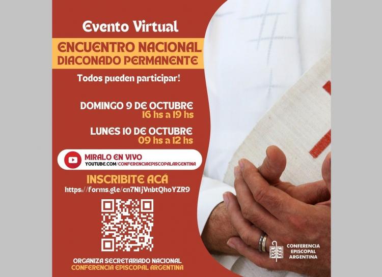 Se llevará a cabo el Encuentro Nacional de Diaconado Permanente