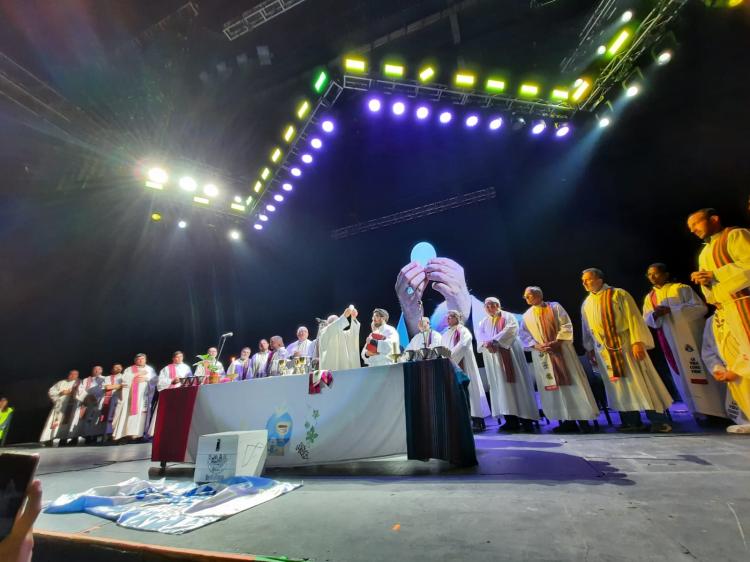 Los Hogares de Cristo comenzaron su peregrinación nacional en el Luna Park Los Hogares de Cristo comenzaron su peregrinación nacional en el Luna Park