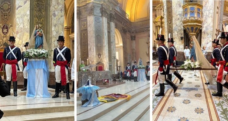Se rezó el XXI Rosario por la Argentina Se rezó el XXI Rosario por la Argentina