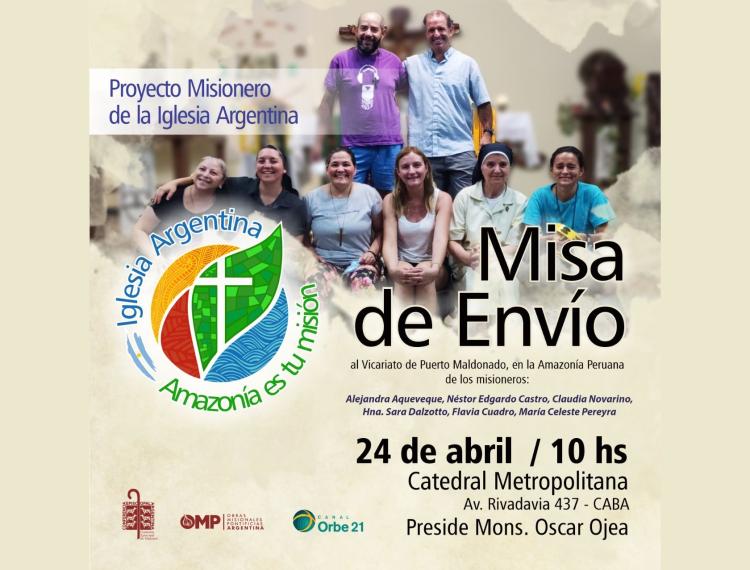 Seis misioneros argentinos serán enviados a la Amazonía peruana Seis misioneros argentinos serán enviados a la Amazonía peruana