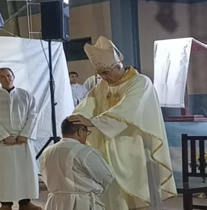 Servir con alegría: Jorge José Barrientos fue ordenado diácono en Berón Servir con alegría: Jorge José Barrientos fue ordenado diácono en Berón