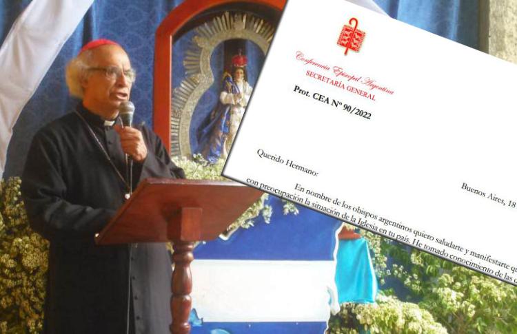 Carta de Mons. Oscar Ojea al cardenal Leopoldo Brenes Carta de Mons. Oscar Ojea al cardenal Leopoldo Brenes