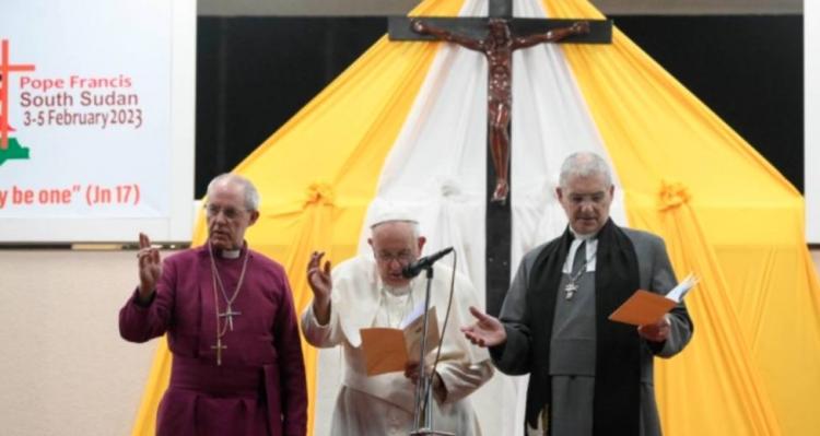 Según el Papa, Sudán del Sur es un ejemplo universal para la unidad de los cristianos Según el Papa, Sudán del Sur es un ejemplo universal para la unidad de los cristianos
