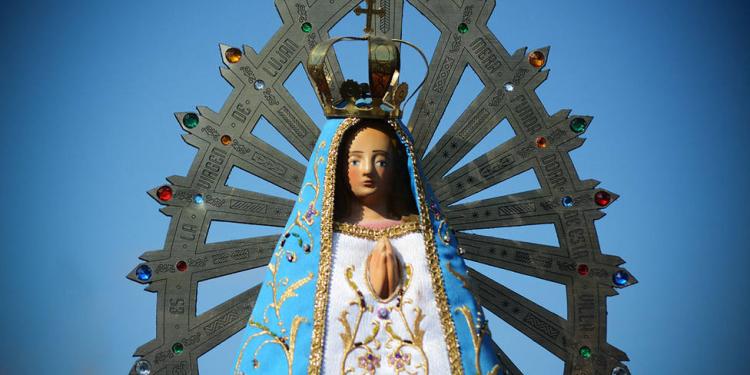 El santuario mariano nacional de Luján reza la novena patronal El santuario mariano nacional de Luján reza la novena patronal