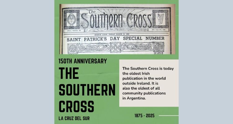 El periódico 'The Southern Cross' cumplió 150 años El periódico 'The Southern Cross' cumplió 150 años