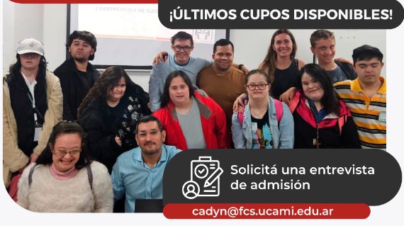 UCAMI: últimos cupos para el Programa de Formación para el Empleo y Vida Independiente