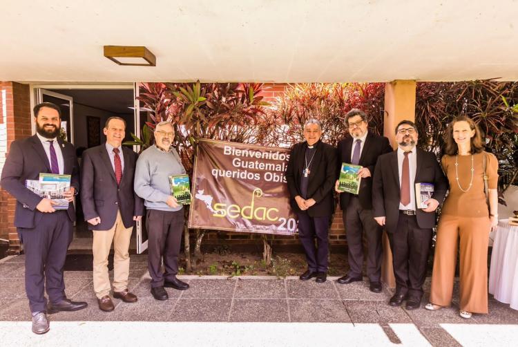 Una delegación judía en la reunión del Secretariado Episcopal de Centroamérica