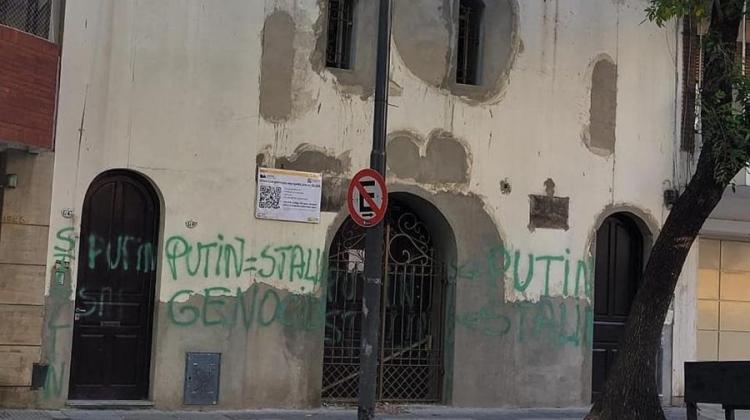 Vandalizaron la catedral ortodoxa rusa de Buenos Aires Vandalizaron la catedral ortodoxa rusa de Buenos Aires
