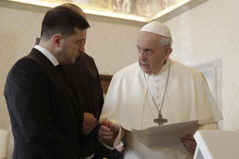 Vaticano: Confirman llamada telefónica del Papa con el presidente ucraniano Zelensky Vaticano: Confirman llamada telefónica del Papa con el presidente ucraniano Zelensky
