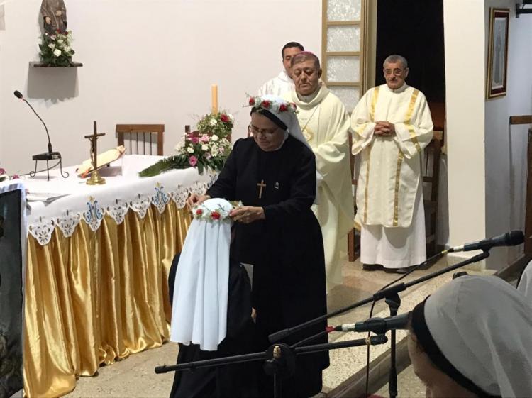 Votos perpetuos de una religiosa de las Siervas de la Misericordia en Cruz del Eje Votos perpetuos de una religiosa de las Siervas de la Misericordia en Cruz del Eje